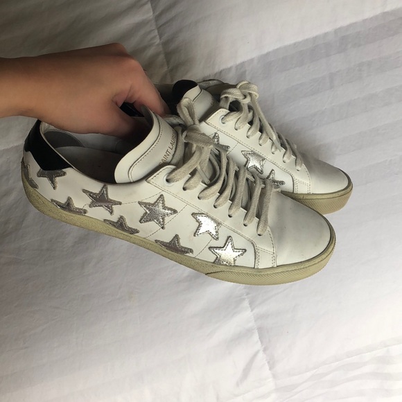 Saint Laurent Star Lace Up Sneaker - Picture 4 of 4